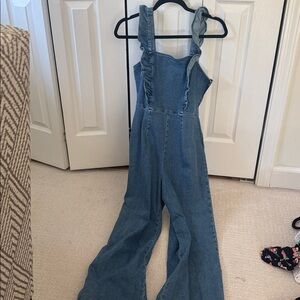 BDG Light Blue Denim Jumpsuit